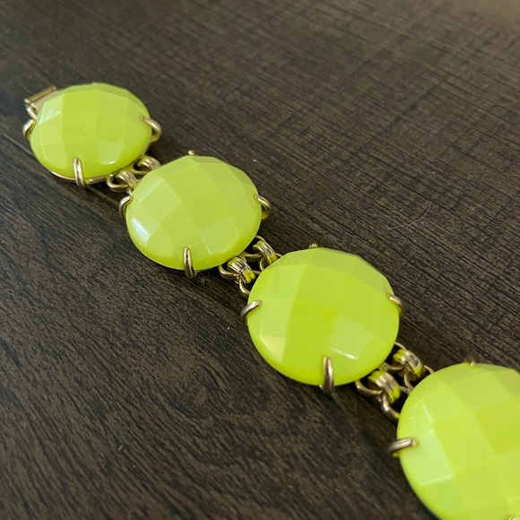 Rare Neon Yellow Kendra Scott Cassie Bracelet - Picture 2 of 4